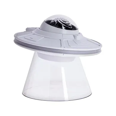 Veilleuse enceinte LED 24 cm SPACELITE Grise vue 3/4