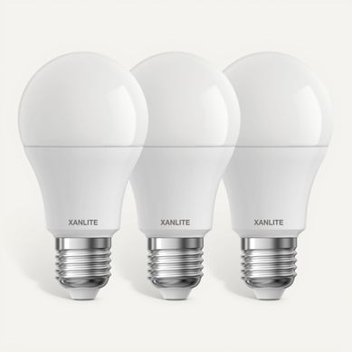 Ampoule led classique blanche - Opaque Blanc vue 3/4