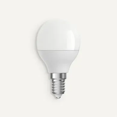 Ampoule led classique blanche TIMOTHEE Opaque Blanc vue 3/4