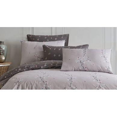 Parure Housse De Couette Et Taies D'oreiller 240x220 Cm Coton Imprimé Parure Housse De Couette Et Taies D'oreiller 240x220 Cm Coton Imprimé