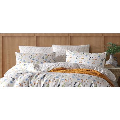 Parure Housse De Couette Et Taies D'oreiller 240x220 Cm Coton Imprimé Parure Housse De Couette Et Taies D'oreiller 240x220 Cm Coton Imprimé