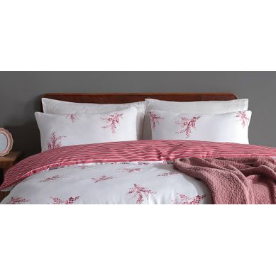 Parure Housse De Couette Et Taies D'oreiller 240x220 Cm Coton Imprimé Parure Housse De Couette Et Taies D'oreiller 240x220 Cm Coton Imprimé