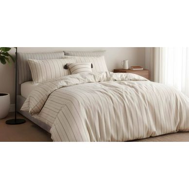 Parure Housse De Couette Et Taies D'oreiller 240x220 Cm Coton Lavé Parure Housse De Couette Et Taies D'oreiller 240x220 Cm Coton Lavé
