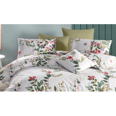 Parure Housse De Couette Et Taies D'oreiller 240x220 Cm Coton Imprimé Parure Housse De Couette Et Taies D'oreiller 240x220 Cm Coton Imprimé