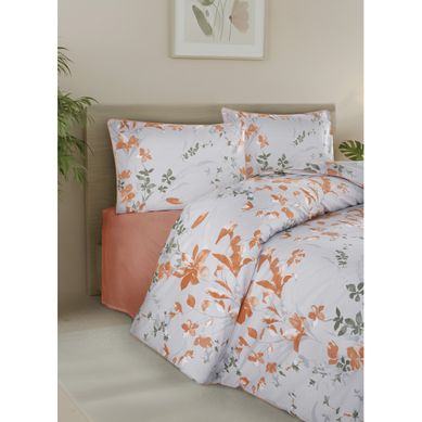 Parure Housse De Couette Et Taies D'oreiller 240x220 Cm Coton Imprimé Parure Housse De Couette Et Taies D'oreiller 240x220 Cm Coton Imprimé