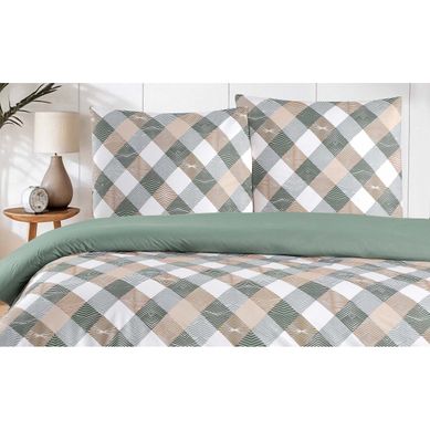 Parure Housse De Couette Et Taies D'oreiller 240x220 Cm Coton Imprimé Parure Housse De Couette Et Taies D'oreiller 240x220 Cm Coton Imprimé