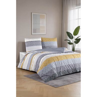 Parure Housse De Couette Et Taies D'oreiller 240x220 Cm Coton Imprimé Parure Housse De Couette Et Taies D'oreiller 240x220 Cm Coton Imprimé
