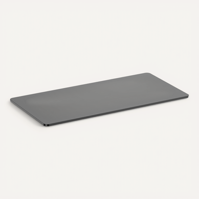Plateau De Bureau Bords Arrondis 150x75cm, Noir Plateau De Bureau Bords Arrondis 150x75cm, Noir