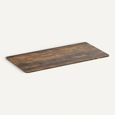 Plateau De Bureau Bords Arrondis 150x75cm, Brun Rustique Plateau De Bureau Bords Arrondis 150x75cm, Brun Rustique