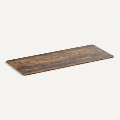 Plateau De Bureau Bords Arrondis 180x75cm, Brun Rustique Plateau De Bureau Bords Arrondis 180x75cm, Brun Rustique