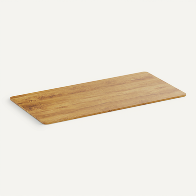 Plateau De Bureau Bords Arrondis 150x75cm, Bois Clair Rustique Plateau De Bureau Bords Arrondis 150x75cm, Bois Clair Rustique