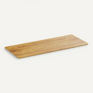 Plateau De Bureau Bords Arrondis 180x75cm, Bois Clair Rustique Plateau De Bureau Bords Arrondis 180x75cm, Bois Clair Rustique