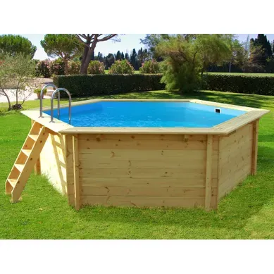 Piscine Bois " Hawai " - 4.10 X 1.18 M Piscine Bois " Hawai " - 4.10 X 1.18 M