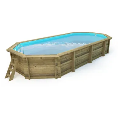 Piscine Bois " Palma 130 " - 7.57 X 4.07 X 1.31 M + Bâche à Bulles 180 Μ + Bâche Hiver 280 Gr/m² Piscine Bois " Palma 130 " - 7.57 X 4.07 X 1.31 M + Bâche à Bulles 180 Μ + Bâche Hiver 280 Gr/m²