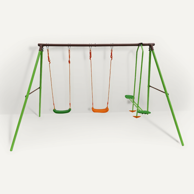 Portique Acier "leo" - 1.96m - 3 Agrès