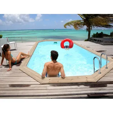 Piscine Bois " Cordoue " - 3.48 X 2.15 X 1.18 M Piscine Bois " Cordoue " - 3.48 X 2.15 X 1.18 M