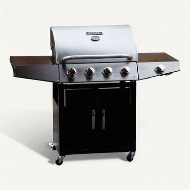 Barbecue Gaz "party 5" - 5 Brûleurs Dont 1 Latéral - 15.2 Kw Barbecue Gaz "party 5" - 5 Brûleurs Dont 1 Latéral - 15.2 Kw