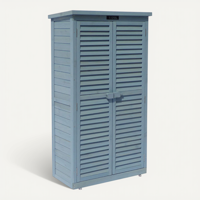 Armoire De Jardin "space" - 87 X 46.5 X 160 Cm - Bleu Ciel Armoire De Jardin "space" - 87 X 46.5 X 160 Cm - Bleu Ciel