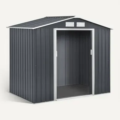 Abri De Jardin Métal "vegas" - 2,7 M² - Gris Abri De Jardin Métal "vegas" - 2,7 M² - Gris