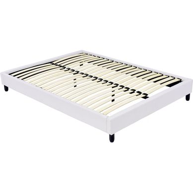 Sommier déco À Lattes - 140 x 190 Cm - 20 Lattes - Blanc Sommier déco À Lattes - 140 x 190 Cm - 20 Lattes - Blanc