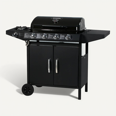 Barbecue Gaz "festa 5" - 5 Brûleurs Dont 1 Latéral - 12.9 Kw- Noir Barbecue Gaz "festa 5" - 5 Brûleurs Dont 1 Latéral - 12.9 Kw- Noir