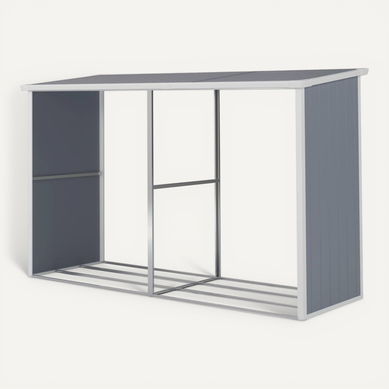 Abri Bûches Résine "alexandre" - 3.38 M² - 302 X 112 X 190 Cm - Gris Abri Bûches Résine "alexandre" - 3.38 M² - 302 X 112 X 190 Cm - Gris