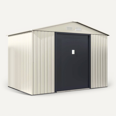 Abri De Jardin Métal "Nebraska" - 4,83 M² - 1.81 x 2.67 x 2.02 m - Beige/gris Anthracite Abri De Jardin Métal "Nebraska" - 4,83 M² - 1.81 x 2.67 x 2.02 m - Beige/gris Anthracite