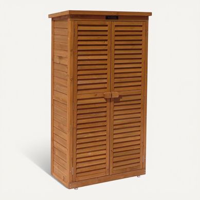 Armoire De Jardin "space" - 87 X 46.5 X 160 Cm - Marron Armoire De Jardin "space" - 87 X 46.5 X 160 Cm - Marron