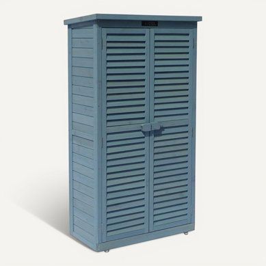 Armoire De Jardin "space" - 87 X 46.5 X 160 Cm - Bleu Ciel Armoire De Jardin "space" - 87 X 46.5 X 160 Cm - Bleu Ciel
