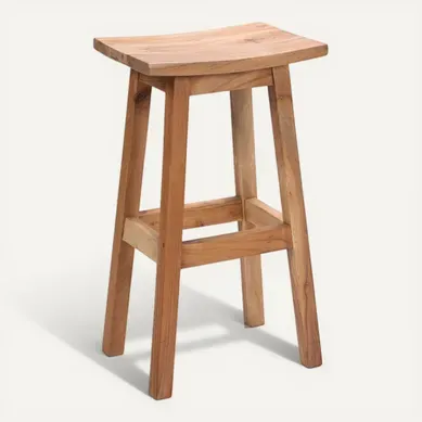 Hanotilo - Tabouret De Bar En Acacia H66cm - Bois