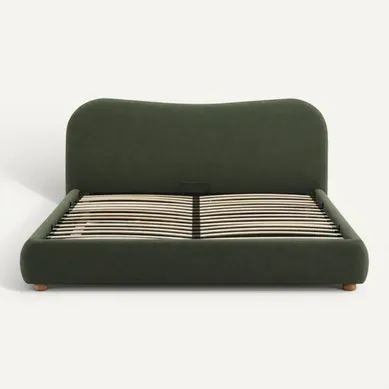 Napo - Lit Coffre En Tissu 160x200cm - Vert Napo - Lit Coffre En Tissu 160x200cm - Vert