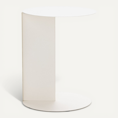 Jimy - Table D'appoint En Métal H50cm - Beige Jimy - Table D'appoint En Métal H50cm - Beige