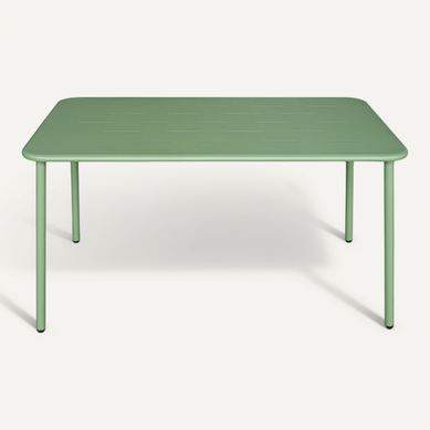 Zyra - Table à Manger De Jardin 4 Personnes En Métal - Vert Zyra - Table à Manger De Jardin 4 Personnes En Métal - Vert