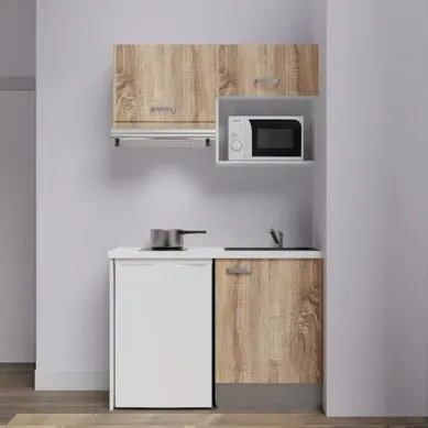 Kitchenette K02l-pt - 120 C Bois Kitchenette K02l-pt - 120 C Bois