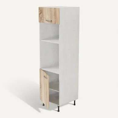 Colonne De Rangement - Encastrements Four Et Micro-ondes - Bois