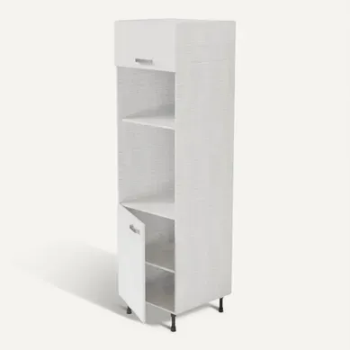 Colonne De Rangement - Encastrements Four Et Micro-ondes - Blanc