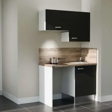 Kitchenette K01l-pt - 120 Cm Avec Plan De Travail Et évier Kitchenette K01l-pt - 120 Cm Avec Plan De Travail Et évier