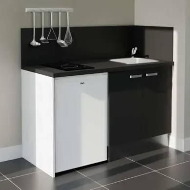 Kitchenette K17l-pt - 140 Cm Avec Plan De Travail Et évier Kitchenette K17l-pt - 140 Cm Avec Plan De Travail Et évier