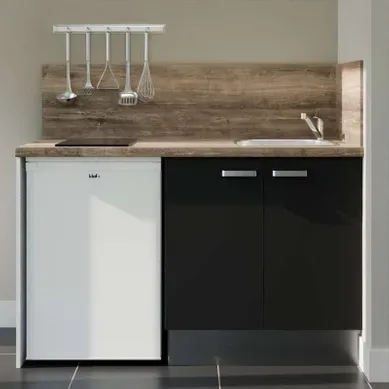 Kitchenette K17l-pt - 140 Cm Avec Plan De Travail Et évier Kitchenette K17l-pt - 140 Cm Avec Plan De Travail Et évier