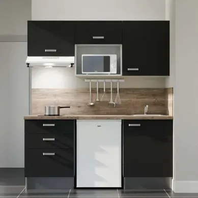 Kitchenette K20l-pt - 180 Cm Avec Plan De Travail Et évier Kitchenette K20l-pt - 180 Cm Avec Plan De Travail Et évier