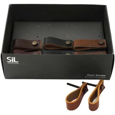 Boutons De Porte En Cuir (lot De 12) Boutons De Porte En Cuir (lot De 12)