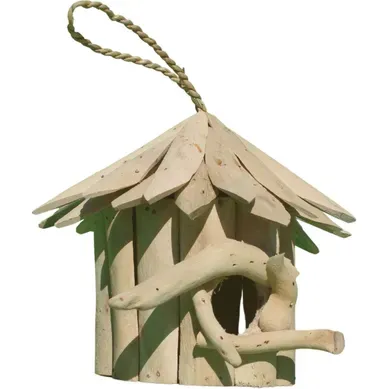 Nichoir Rond En Bois D'albésia 20 X 18 Cm Nichoir Rond En Bois D'albésia 20 X 18 Cm