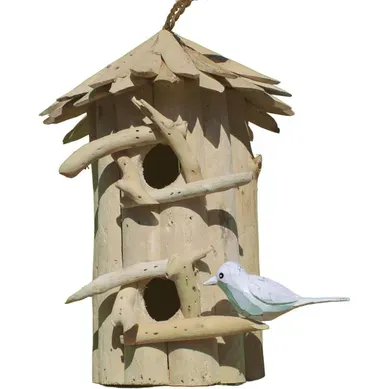 Nichoir Hôtel En Bois D'albésia À Suspendre 26 X 36 Cm Nichoir Hôtel En Bois D'albésia À Suspendre 26 X 36 Cm