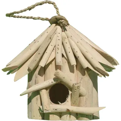 Nichoir Carré En Bois D'albésia À Suspendre 19 X 19 X 20 Cm Nichoir Carré En Bois D'albésia À Suspendre 19 X 19 X 20 Cm