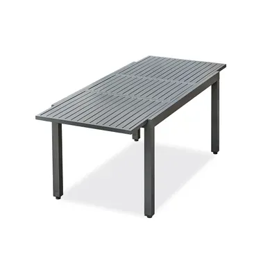 Table De Jardin 8 Places En Aluminium - Gris Anthracite - Orsino
