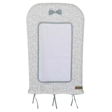 Matelas à Langer à Liens Esprit Nature - 50x75 Cm - Blanc Matelas à Langer à Liens Esprit Nature - 50x75 Cm - Blanc