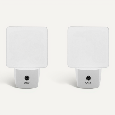 Lot De 2 Veilleuses Crépusculaires Automatiques - Blanc