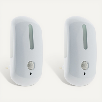 Lot De 2 Veilleuses LED Crépusculaires Automatiques 2 En 1