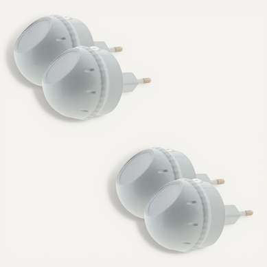 Lot De 4 Veilleuses LED Orientables à 360°
