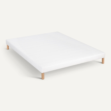 Sommier Tapissier Capucine 140x190 Cm Ep. 13 Cm Blanc (pieds Non Inclus)